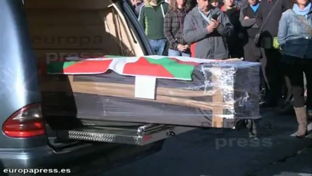 Despiden los restos mortales de 'Thierry' en Vizcaya