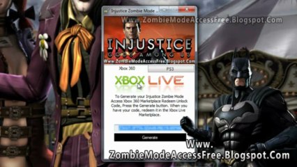 Get Free Injustice Zombie Mode Access Code - Tutorial