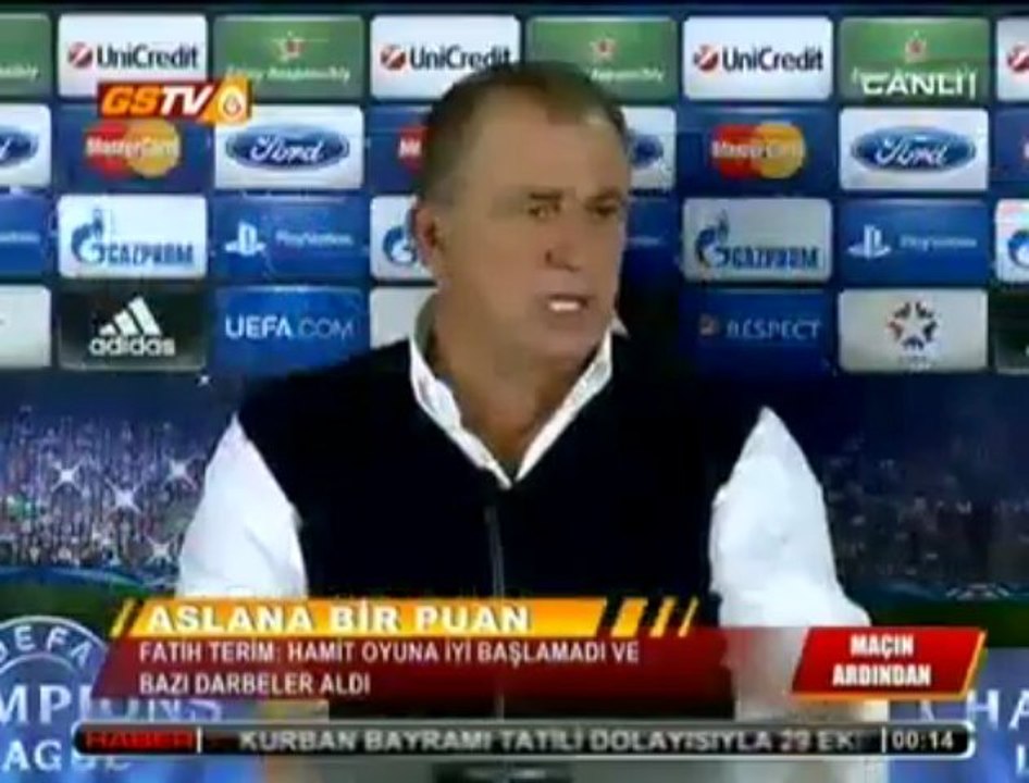 Sampiyonlar Ligi | Galatasaray 1 - 1 CFR Cluj Maç sonu Basın Toplantısı