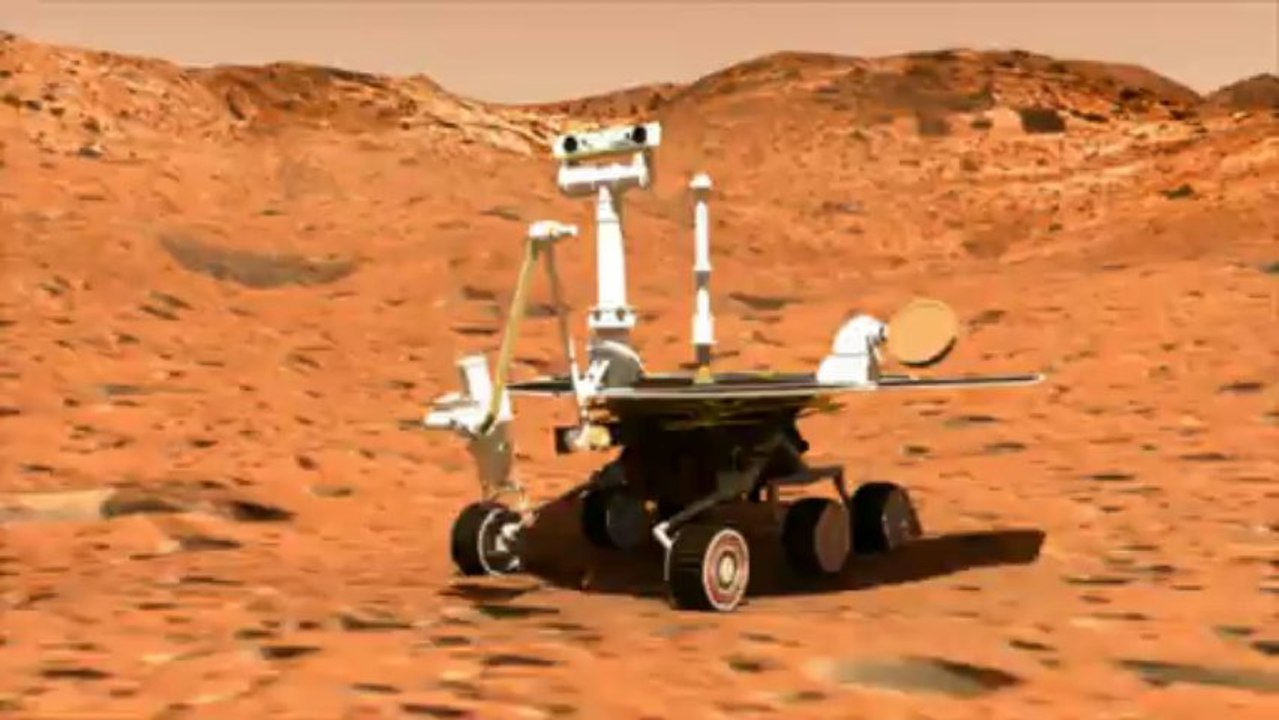 Mars rovers fight for sample of soil