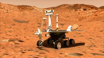 Mars rovers fight for sample of soil