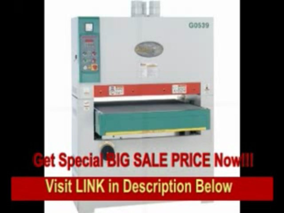 [BEST PRICE] Grizzly G0539 37 Wide-Belt Sander