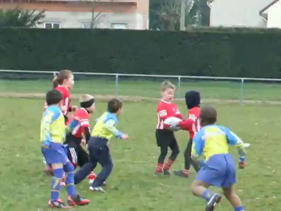Axel qui a eu peur de l'adversaire, grrrr petite chochotte en ce moment