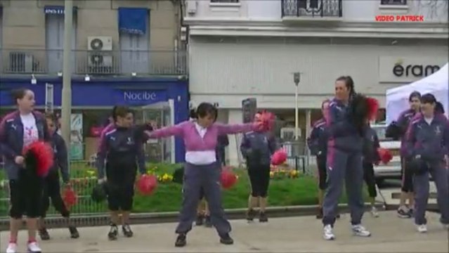 Majorettes Journée du coeur Firminy Avril 2013