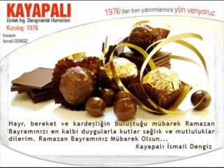 Kayapalı İsmail DENGİZ Ramazan Bayramı