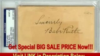 [BEST BUY] Babe Ruth Signed Government Postcard. Graded Mint 9 by - PSA/DNA Certified - MLB Cut Signatures