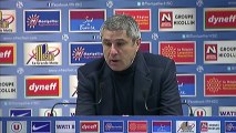 Conférence de presse Montpellier Hérault SC - Valenciennes FC : René GIRARD (MHSC) - Daniel  SANCHEZ (VAFC) - saison 2012/2013