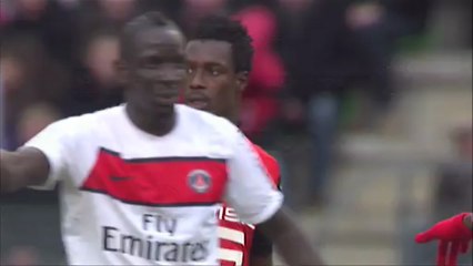 Passe de Beckham but d'Ibrahimovic (90ème +3) - Stade Rennais FC - Paris Saint-Germain (0-2) - saison 2012/2013