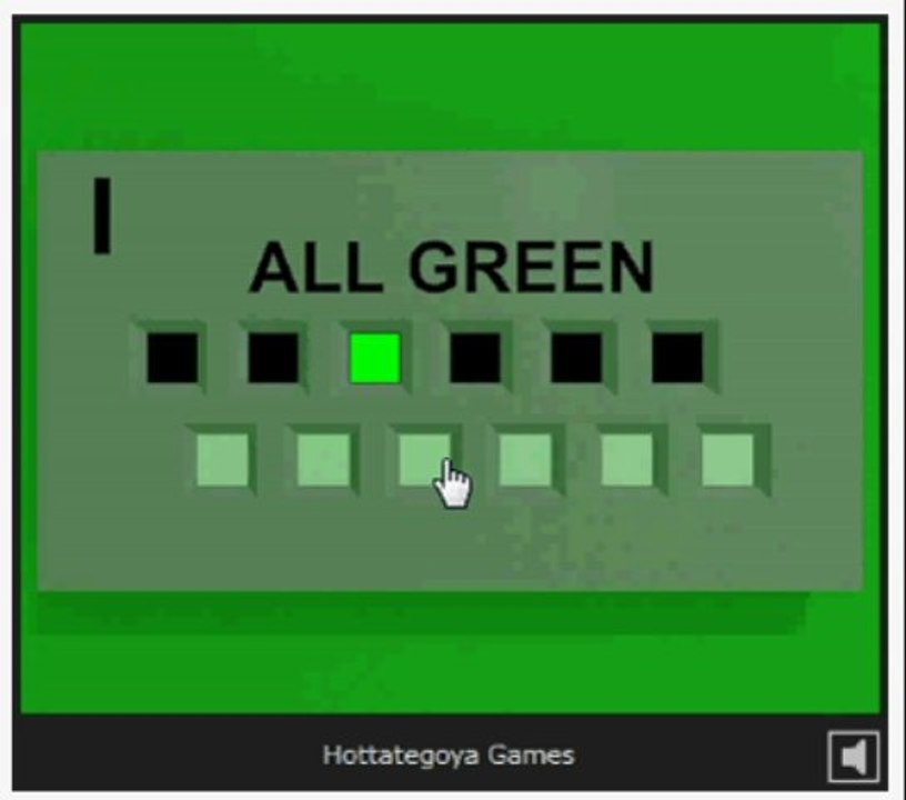 All Green Room walkthrough