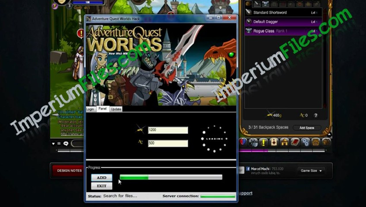 Adventure Quest Worlds Hack v8.3 | Get free Gold and Adventure Coins | Watch tutorial hack