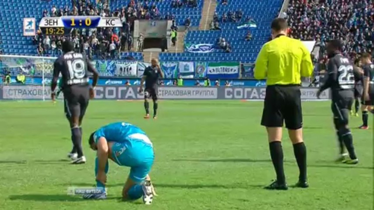 Зенит - Крылья Советов 1 тайм