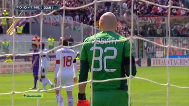 Фиорентина - Милан 1-й тайм