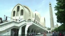 Funeral of Egypt Coptic Christians held in Cairo