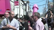 Giant penises parade in Japan to celebrate fertility