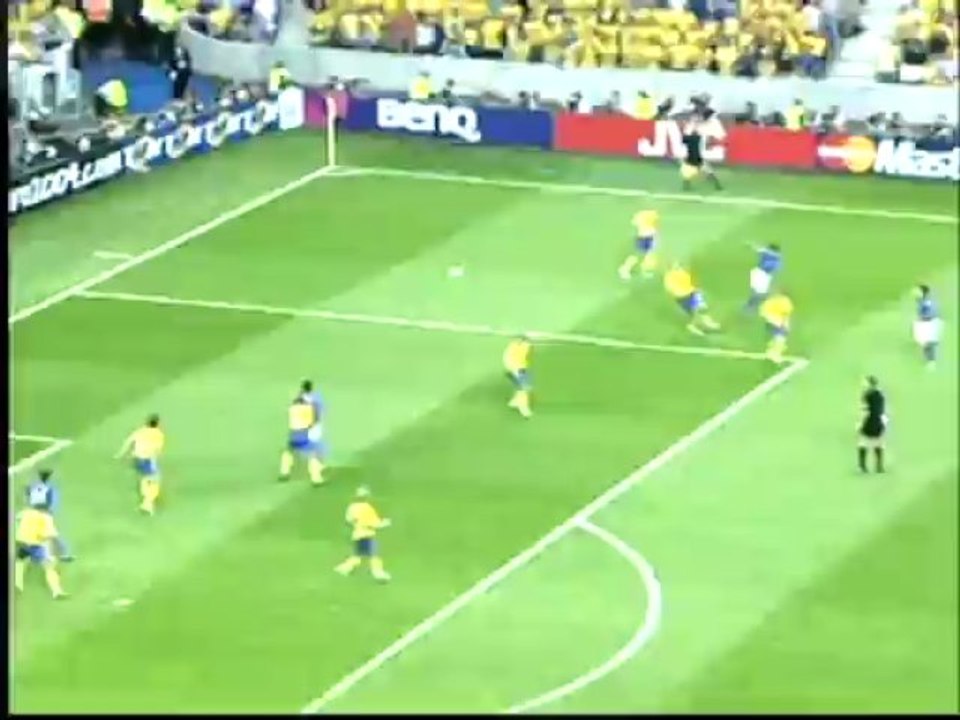 2004 (June 18) Italy 1-Sweden 1 (European Championship)