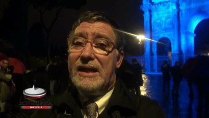 Giornata Mondiale sull'Autismo, l'Arco di Costantino s'illumina di blu