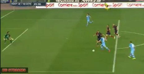 Napoli vs Genoa 2:0 Dzemaili