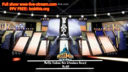 Triple H vs Brock Lesnar match Wrestlemania 29