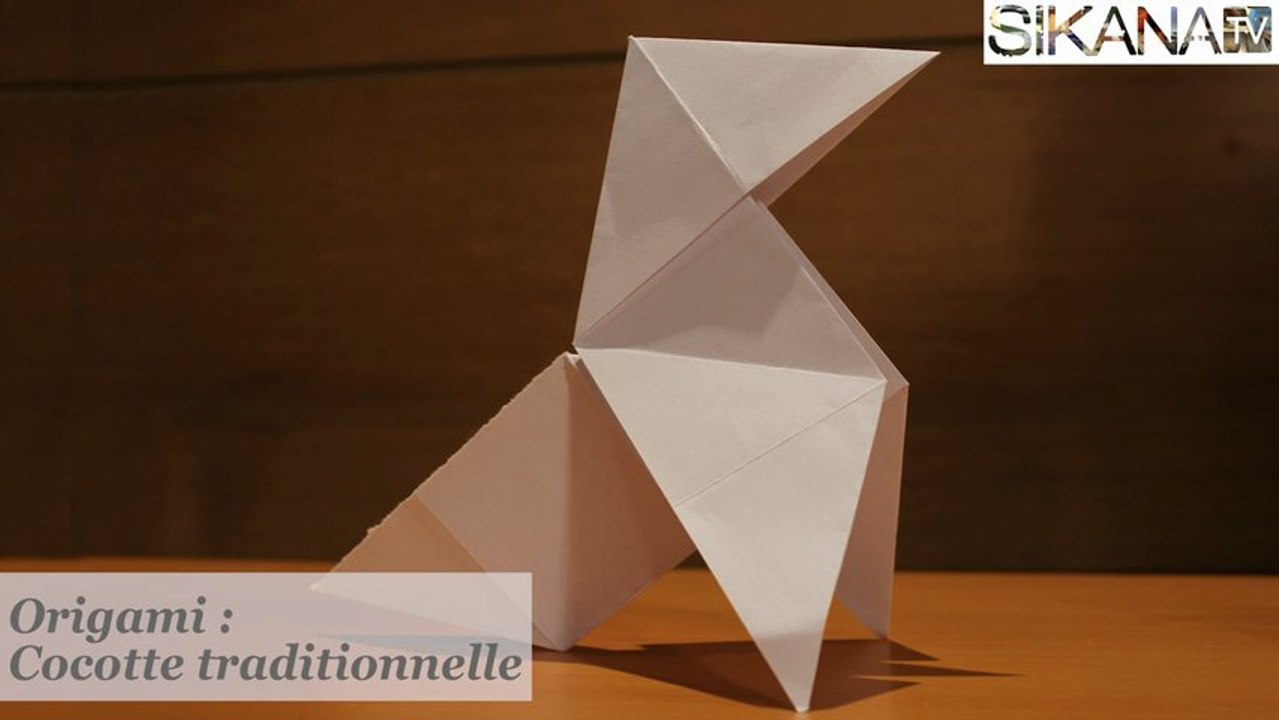 Origami Traditionnel De La Cocotte En Papier Hd Video Dailymotion