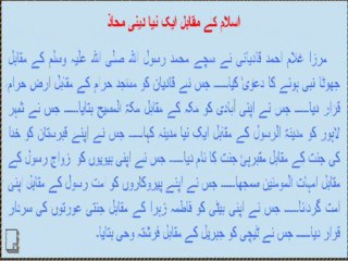 Mirza Ghulam Qadiani k Daway Or Ghustakhian.