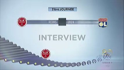 Interview de fin de match : Stade de Reims - Olympique Lyonnais - saison 2012/2013