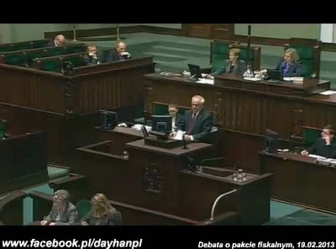 Stefan Niesiołowski - oSHOWom - 2013.02.19 - Debata o pakcie fiskalnym