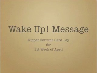 Weekly Kipper Forecast - 1st Week of April 2013