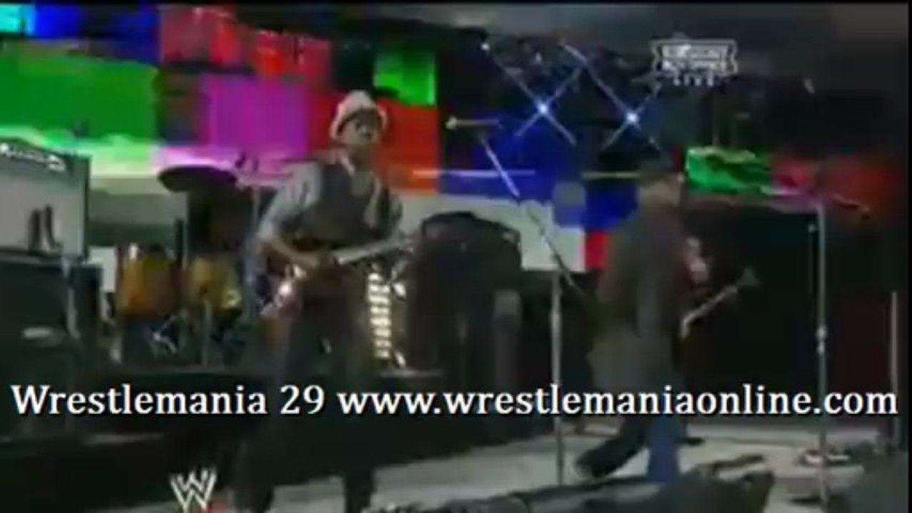 Wrestlemania 29 Living Colour performs CM PUNK entrance HD