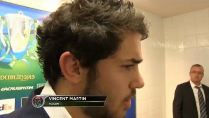 Quarts - Martin (RCT) : ''Il faut compter sur les 23 joueurs''