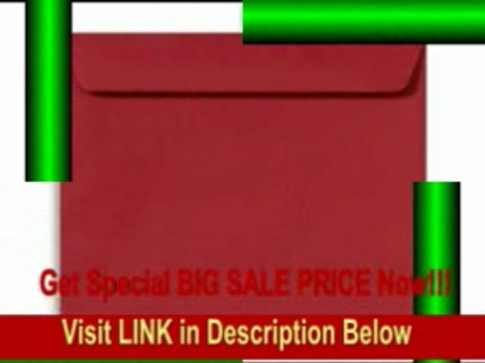 [REVIEW] 9 x 12 Booklet Envelopes - Holiday Red (50000 Qty.)