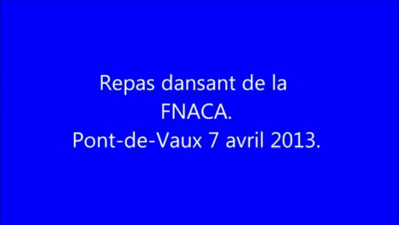 Repas dansant. FNACA. Pont-de-Vaux 7 avril 2013.