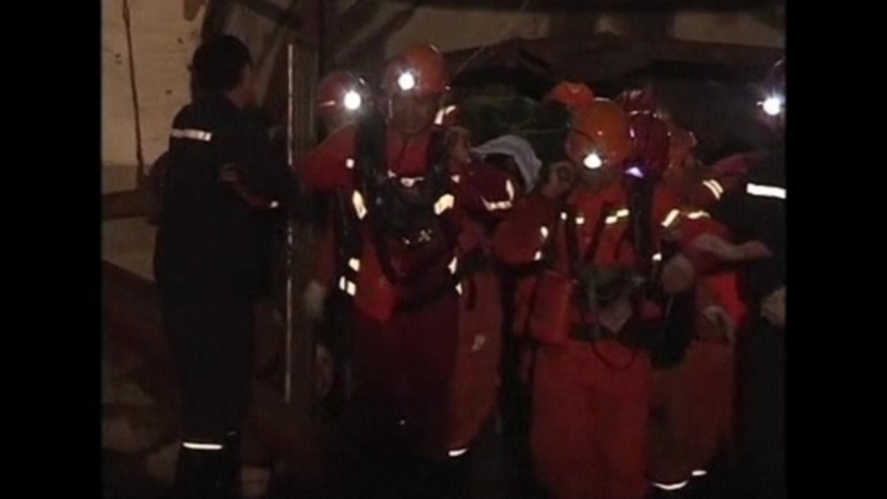 Miners rescued in China