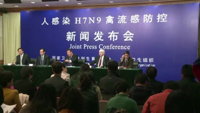 Grippe aviaire H7N9 en Chine: pas de transmission interhumaine