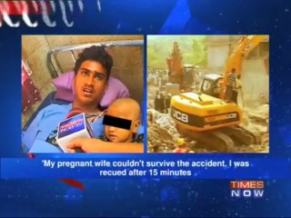 Building collapse survivors recount horror