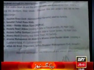 TTP Arrested terrorist claims to target various politicians In Karachi Before Election