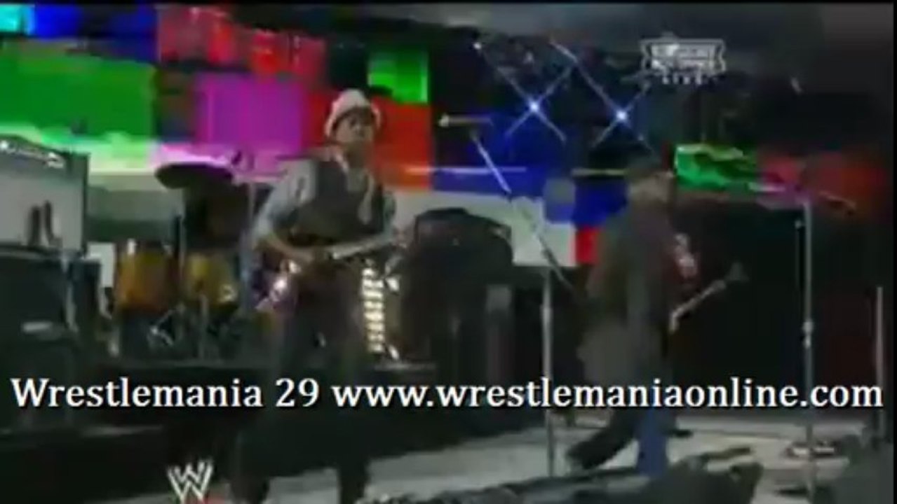 Wrestlemania 29 Living Colour performs CM PUNK entrance video