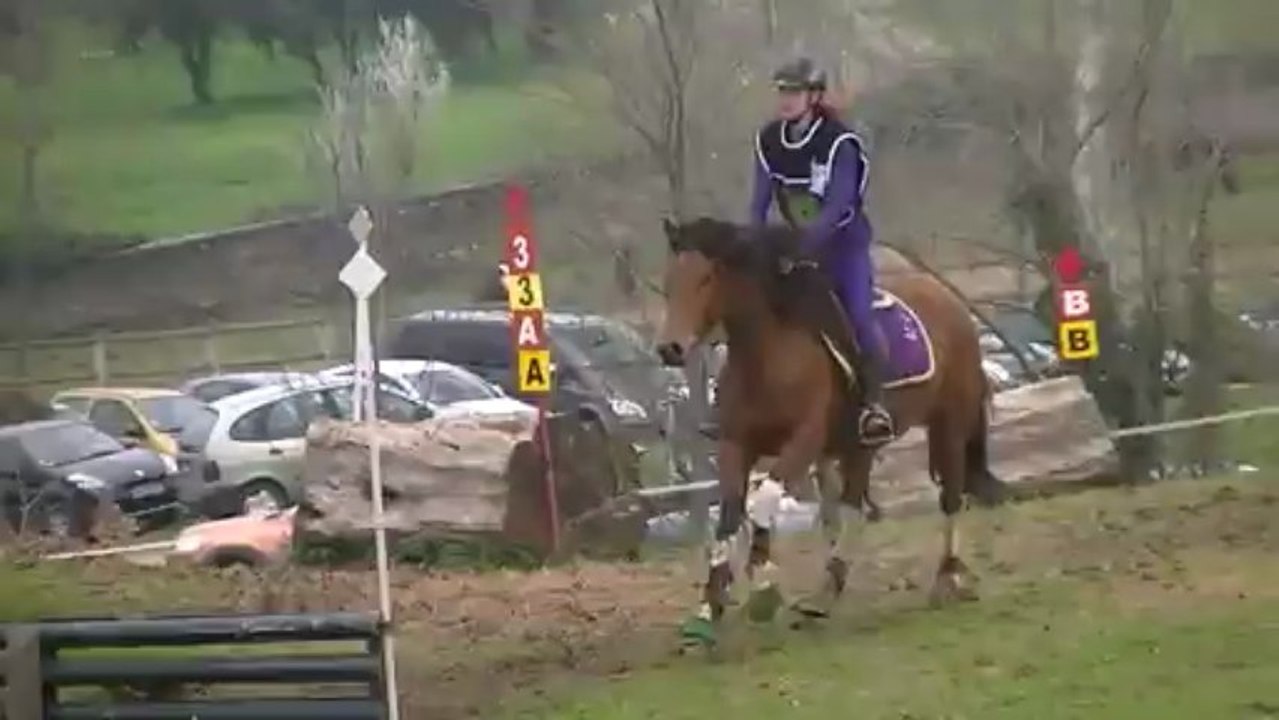 Auriane et Lulu cross CCE Club 2 Chateauneuf