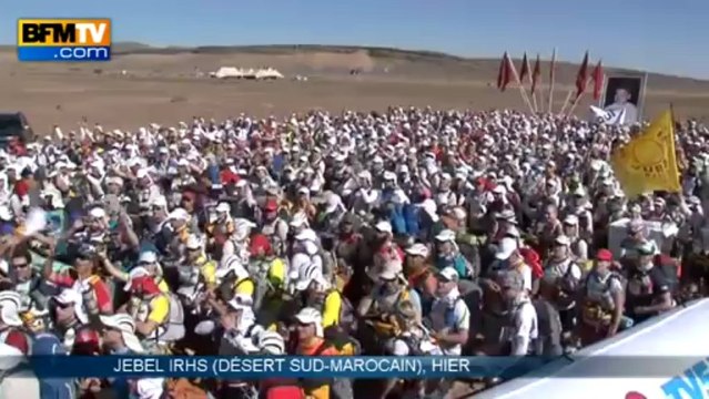 Marathon des sables: première étape dans la douleur et la chaleur - 08/04