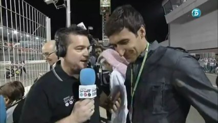 El Ex-Madridista Raul en el GP de QATAR 2013 / MOTOGP
