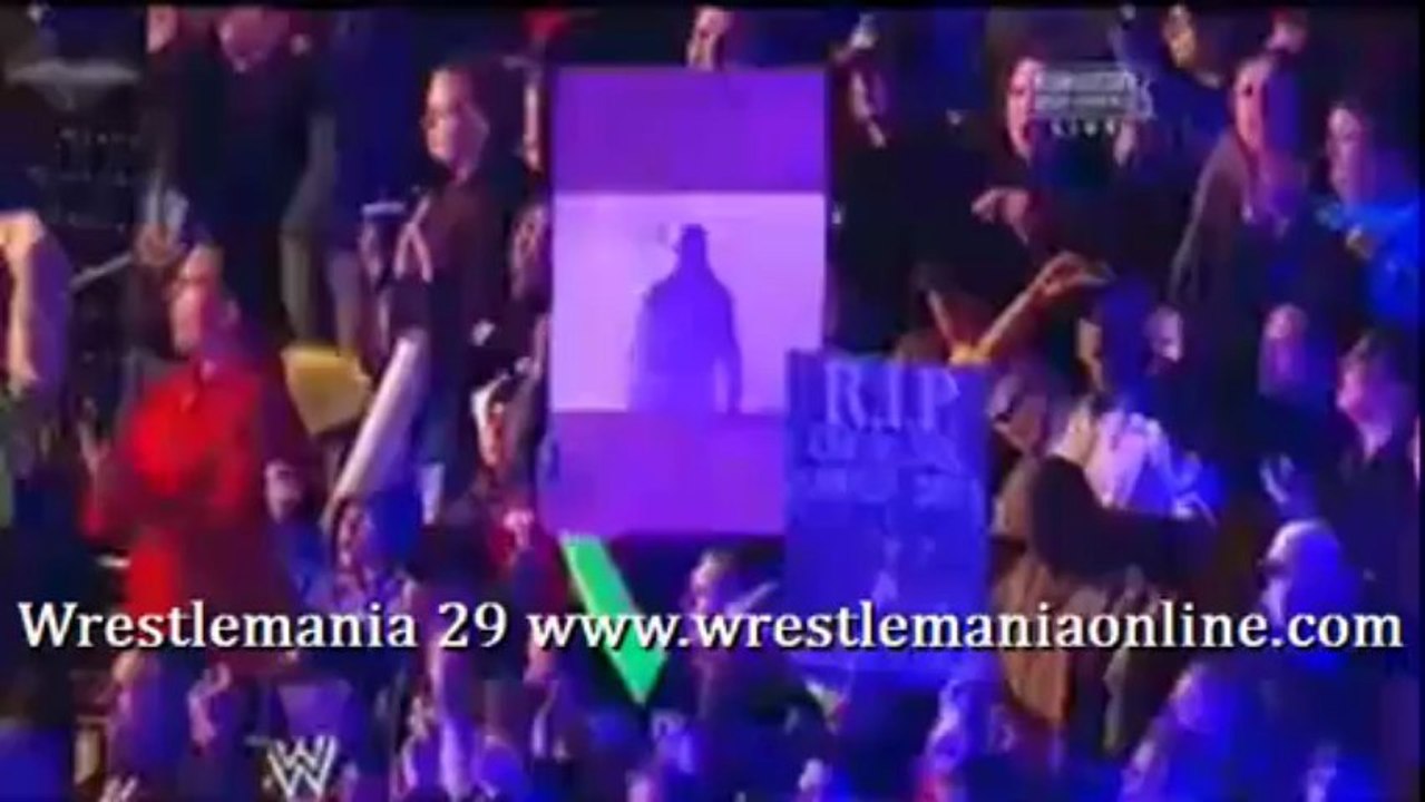 Wrestlemania 29 Undertaker full entrance video