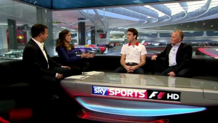 Jules Bianchi on the F1 show - part 1