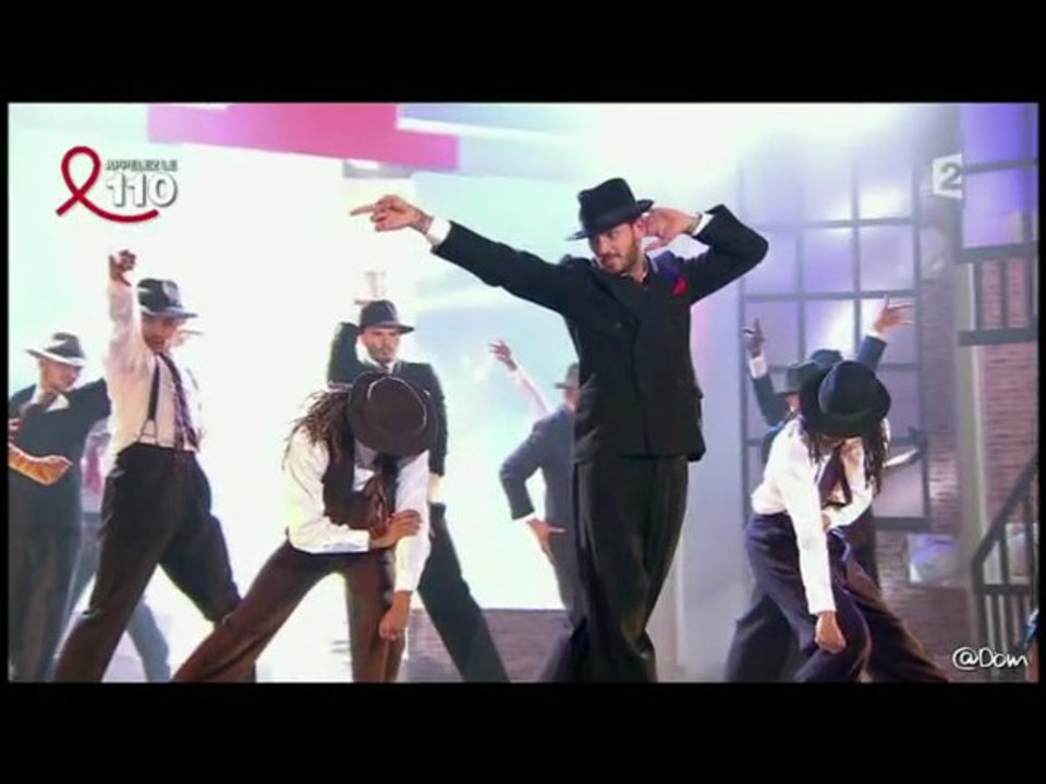 M.POKORA @ 2ème partie Vivement dimanche - La danse - Popstars à...Bercy- 07.04.2013 @Dom