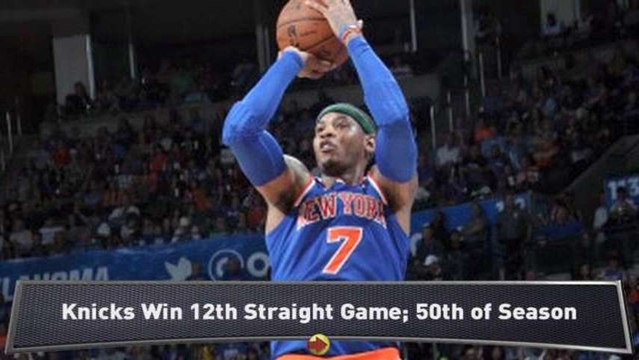 Knicks Win Streak Continues, Defeat OKC
