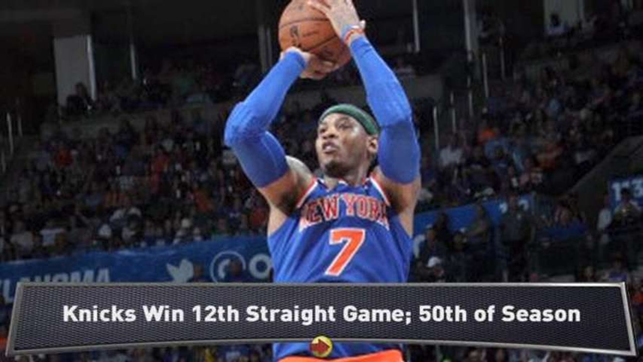 Knicks Win Streak Continues, Defeat OKC