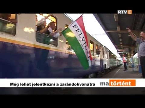 Ma történt Még lehet jelentkezni a zarándokvonatra 2013.04.06.