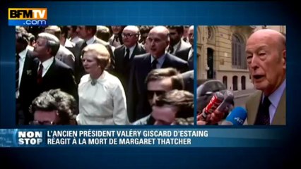 Valéry Giscard d'Estaing: "Margaret Thatcher avait un caractère indomptable" - 08/04