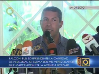 Henri Falcón: por encima de 800 mil venezolanos estuvieron en la avenida Bolívar