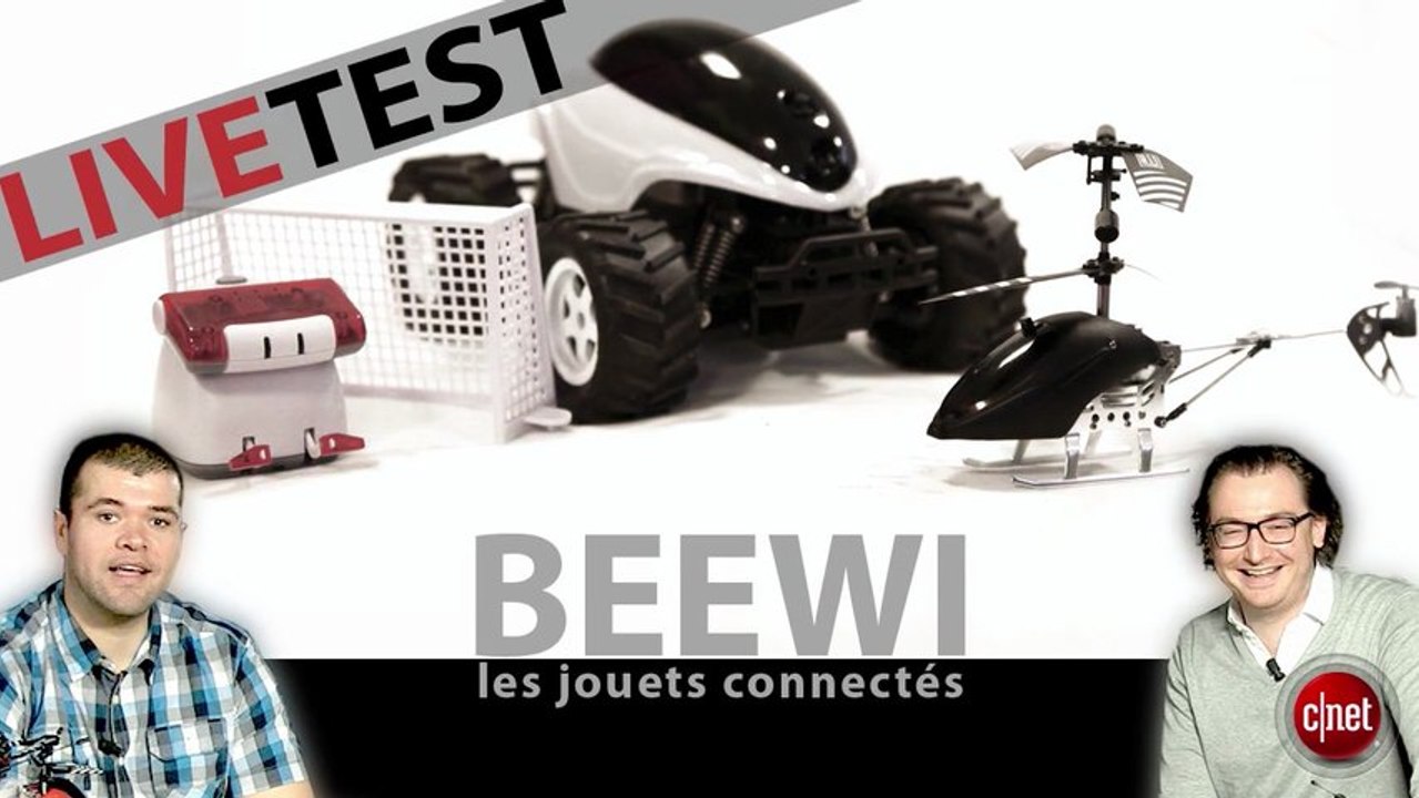 Live Test : l'hélico, le buggy et le joueur de foot connectés au smartphone - BeeWi