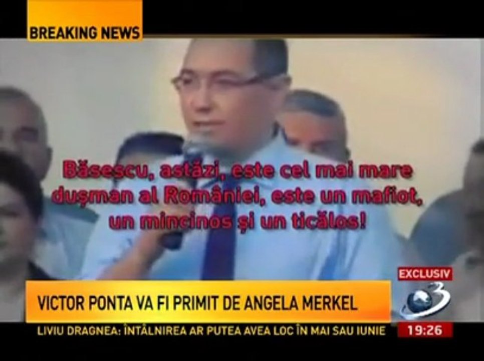 Ce spunea PONTA despre BASESCU in 2012 si a uitat dupa alegeri? Inca un INSELATOR si TRADATOR...