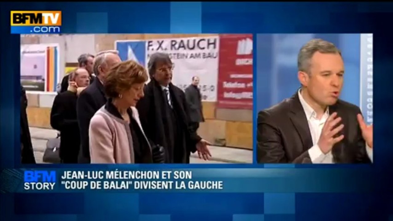 BFM STORY: Jean-Luc Mélenchon et son "coup de balai" divisent la gauche - 08/04